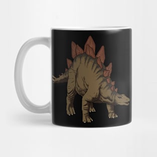 Drawing of a Stegosaurus Mug